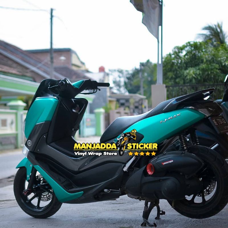 Stiker Skotlet Motor Warna Hijau Tosca Metalic Chrome Doff Shopee Indonesia