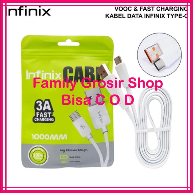 Kabel Data 5A Micro C70 USB / Kabel infinix Micro / Type C Hot 9 / Hot 9 pro Hot 10 usb 3A / Kabel Data 2A Real Fast Charging