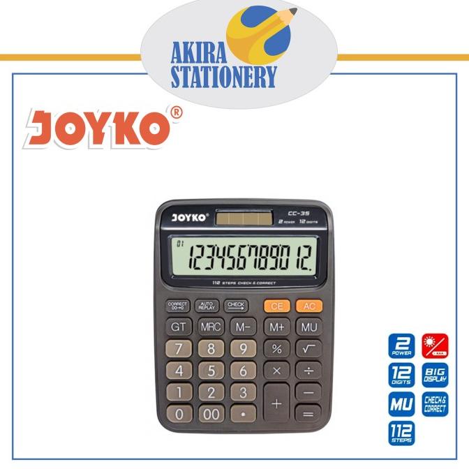 

#####] KALKULATOR / CALCULATOR JOYKO CC-35 / CC 35 12 Digits Check Correct