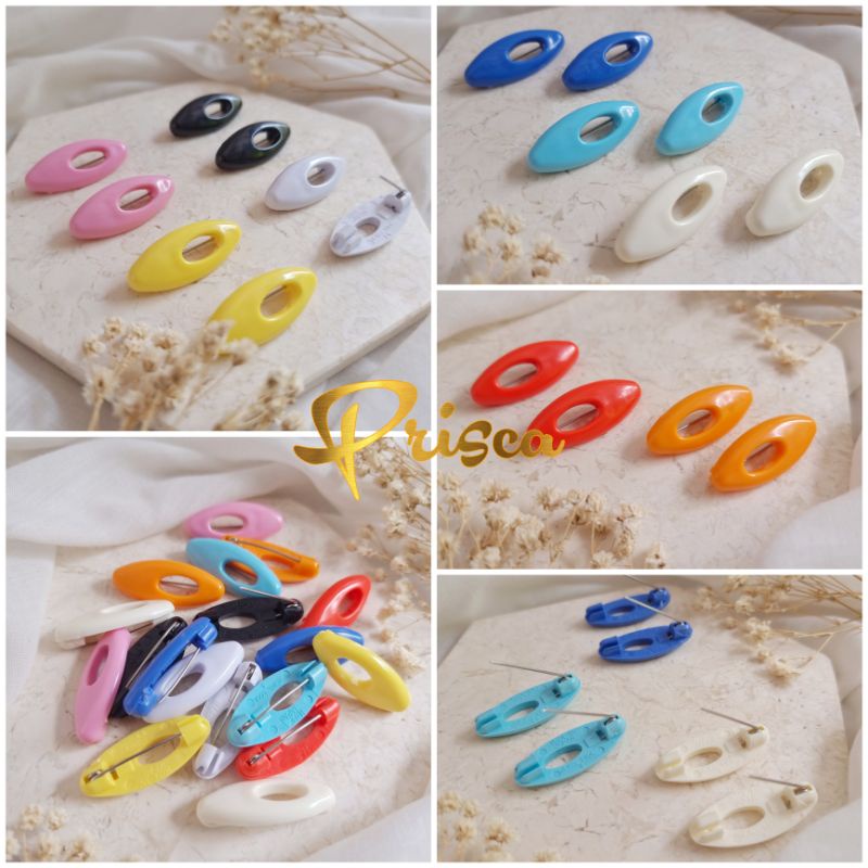 Prisca/30pcs Pijen Lockin Pijen Terbaru Pin Termurah pigeon lockpin ORI Japan Bros Dagu Pin Hijab