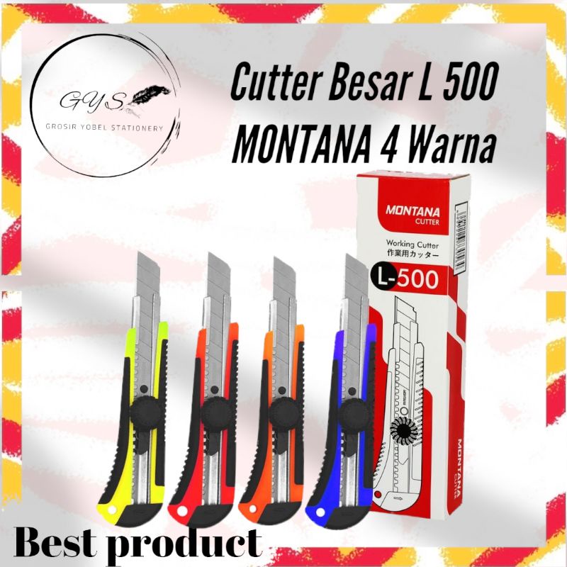 

MONTANA Cutter besar / pemotong montana CT L 500 4 varian warna(Pcs)