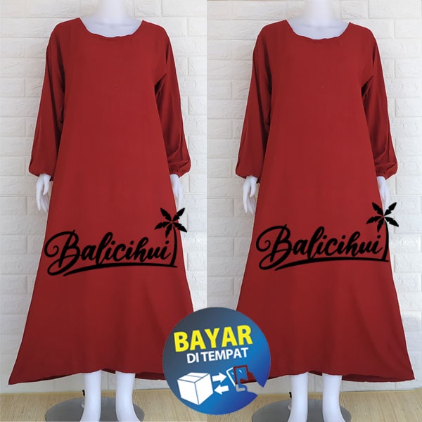 Balicihui Gamis Payung Daster Gamis Gamis Bali Gamis Rumahan Adem Gamis Santai Long Dress Bali