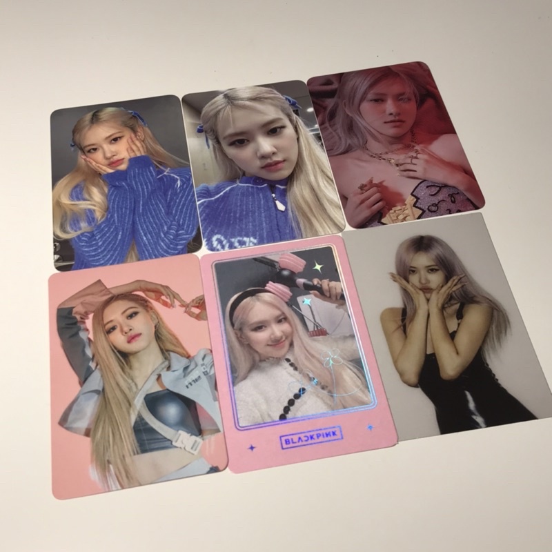 Blackpink Rose Official Photocard Benefit Ktown The Album Lightstick Samsung Glaxy