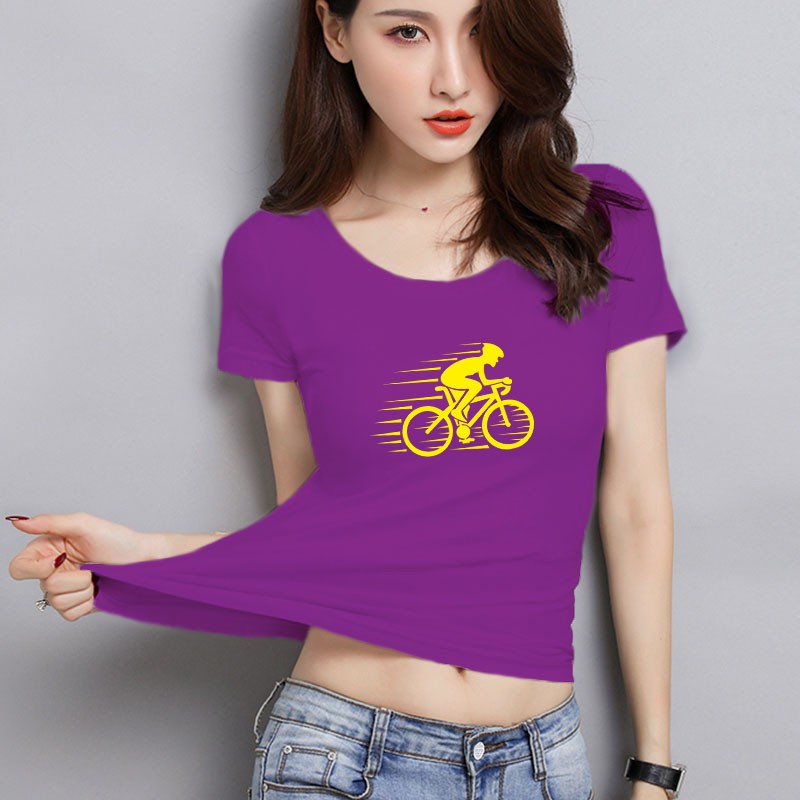 YOURSTYLE1119 - KAOS WANITA ONECK CYCLE FAST/ KAOS TERLARIS / KAOS ONECK