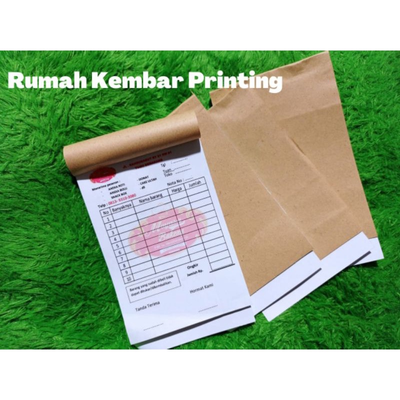 

nota satuan, nota custom 2 ply