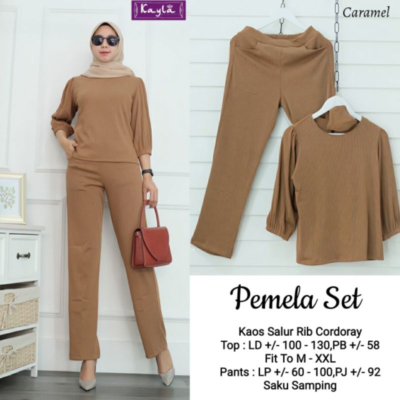 (NEW)SETELAN WANITA OOTD//PAMELA SET BY KAYLA