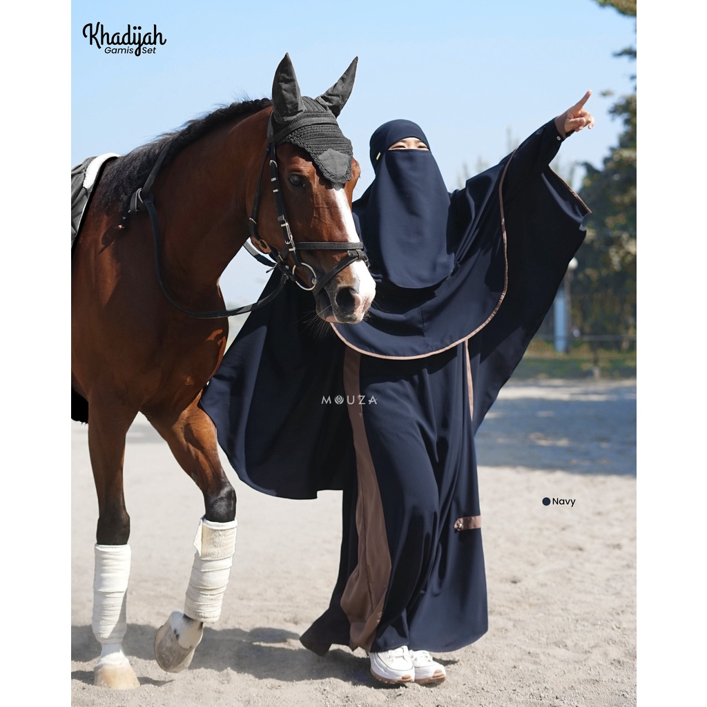 KHADIJAH GAMIS SYAR'I TANPA KHIMAR ORIGINAL BRAND MOUZA INDONESIA