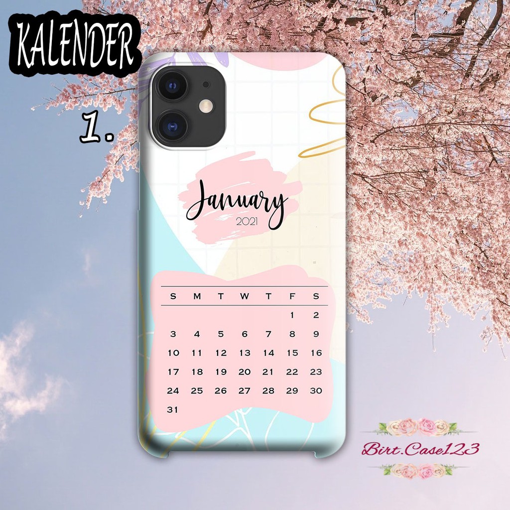 Hardcase KALENDER Vivo Y91 Y17 Y12 Y15 Y93 Y95 Y81 Y83 Y71 Y53 V5 V7 Y30 Y50 V17 Y11 Y20 Y12i BC2917