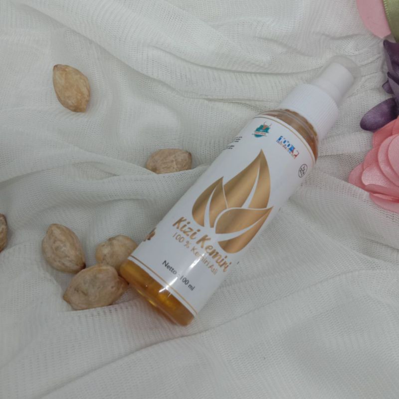 [100ml] Kizi Minyak kemiri Asli, Minyak Kemiri Untuk Bayi, Minyak Kemiri Penumbuh Rambut