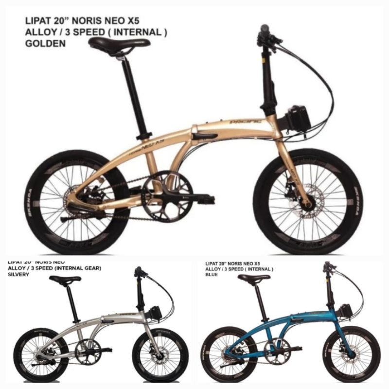 Sepeda Lipat 20 Pasific Noris Neo X5 5 NeoX5 Neo 5