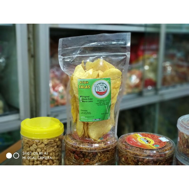 

kripik talas khusus Gojek n Grab