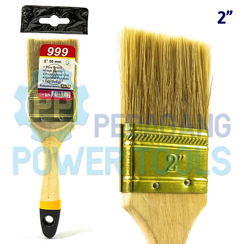 PH-999 KUAS CAT 2&quot; INCH GAGANG KAYU KOAS KWAS CAT TEMBOK PAINT BRUSH