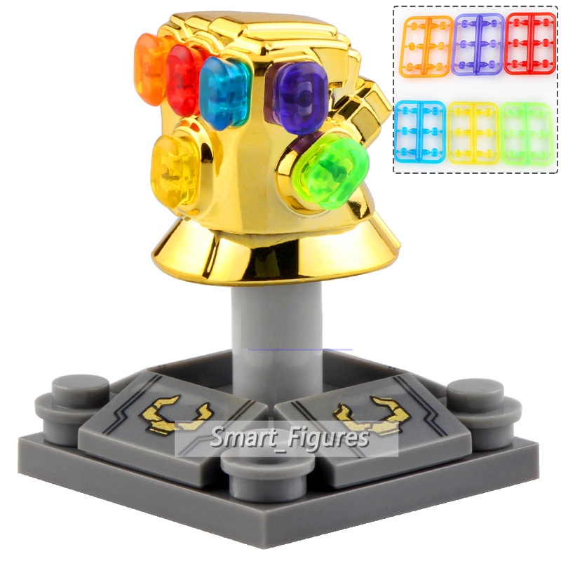 Marvel Mainan Action Figure Mini Model Thanos Infinity Gauntlet Iron Man Untuk Koleksi