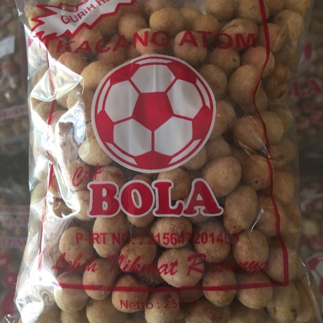 

Kacang atom cap bola 250gr