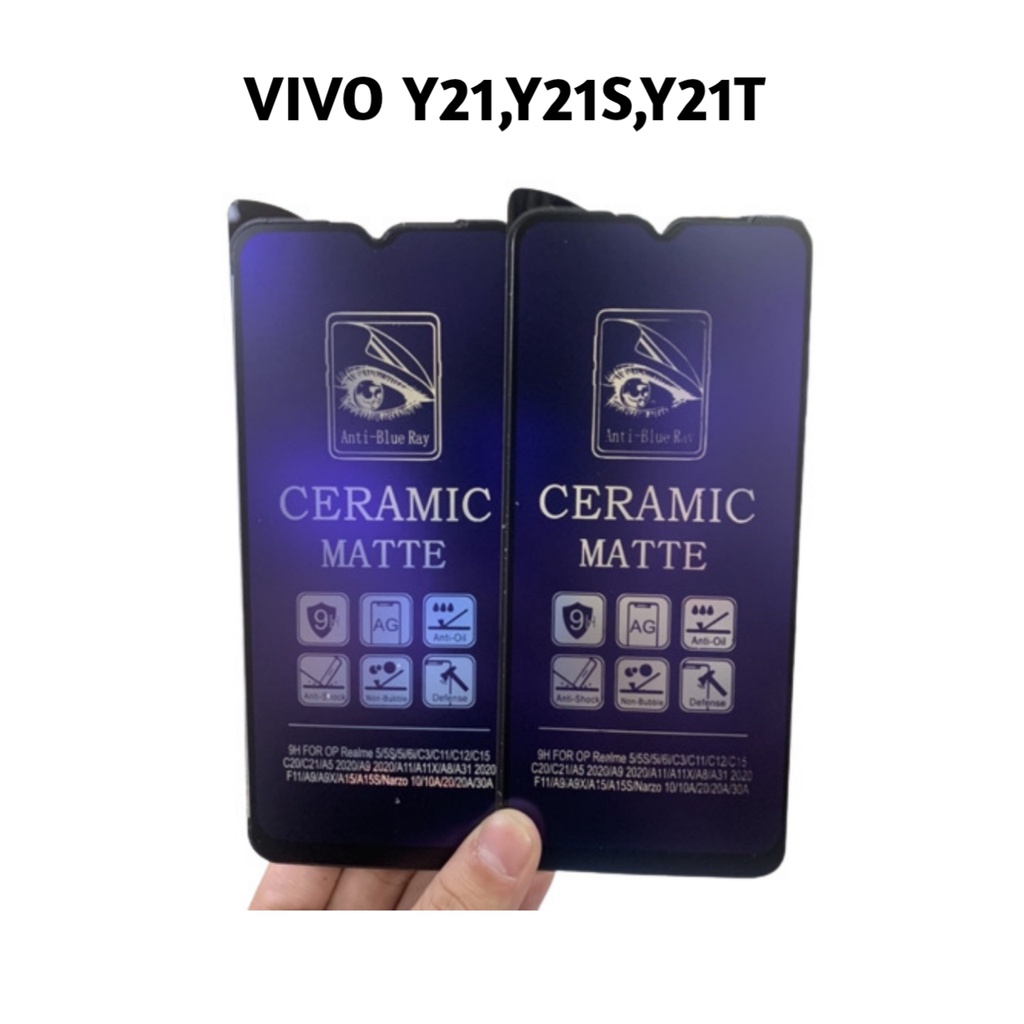 CERAMIC MATTE ANTI BLUE VIVO Y21 Y21S Y21T