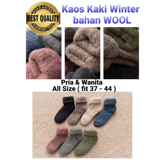 Kaos Kaki Musim Dingin Wool Tebal / Kaos Kaki Winter 011