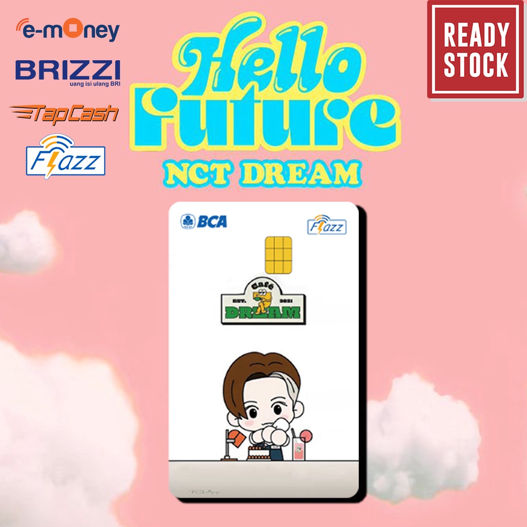 Emoney mandiri flazz bca gen 2 brizzi tap cash custom NCT DREAM k-pop DREAMER kartu e toll free edit 1 sisi atau 2 sisi cocok untuk komunitas dan souvenir