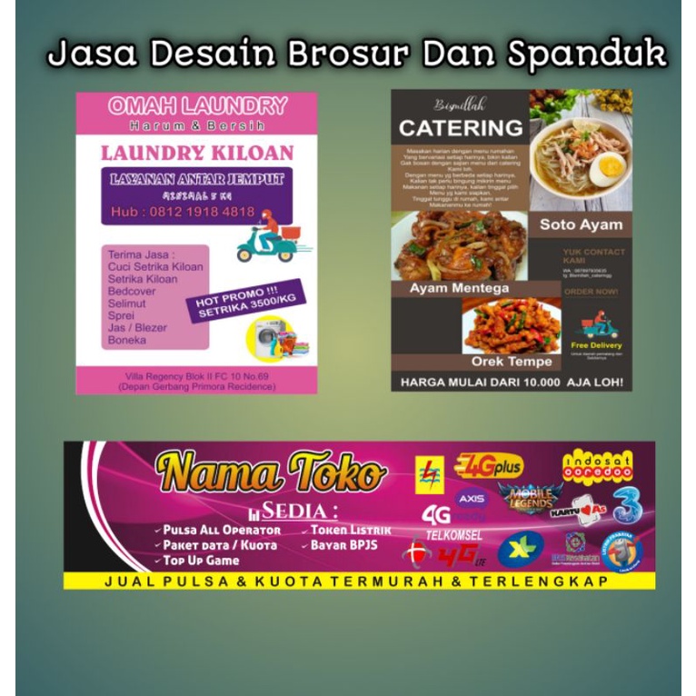 Jasa Desian Brosur Dan Spanduk