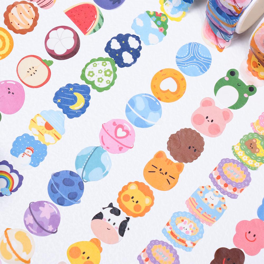 Top Washi Tape Tearable DIY Kawaii Stiker Scrapbooking Dekoratif