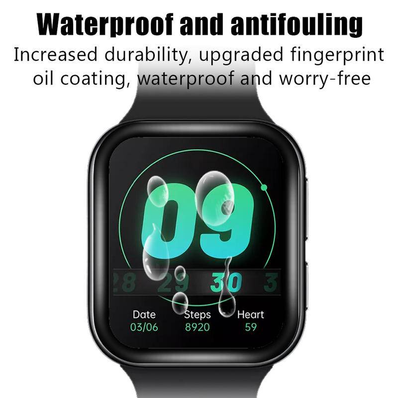 Pelindung Layar Tempered Glass 20D Curved Edge Anti Gores Untuk OPPO Watch