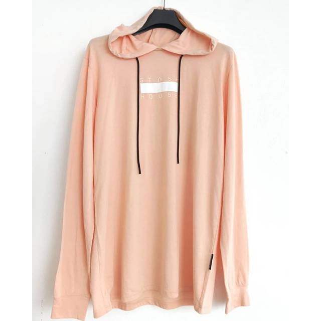 StashHouse Hoodie Tee (Soft Orange)