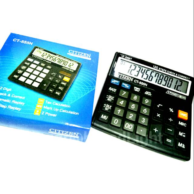 

CALCULATOR CITIZEN CT-555N 12 DIGIT