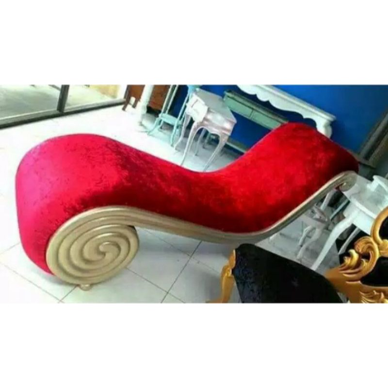 kursi sofa bangku malas /  kursi santai kursi sofa mebel Jepara