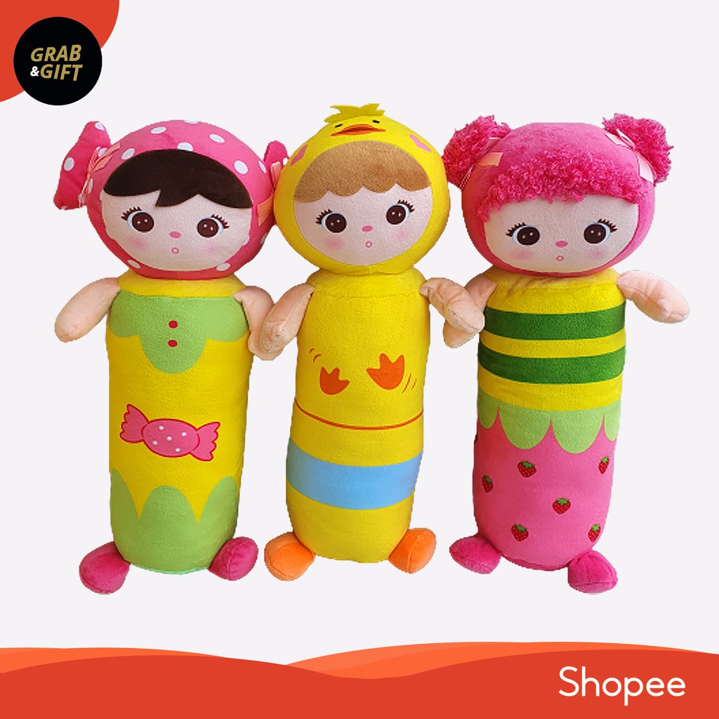 Boneka Guling Metoo Girl 50 cm Cute Soft