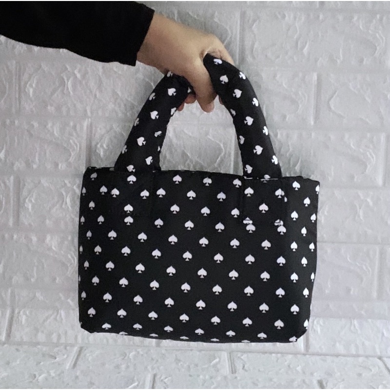 PETITE PILOW BAG cute pattern / pattern pillow bag / pattern puff bag / mini totebag