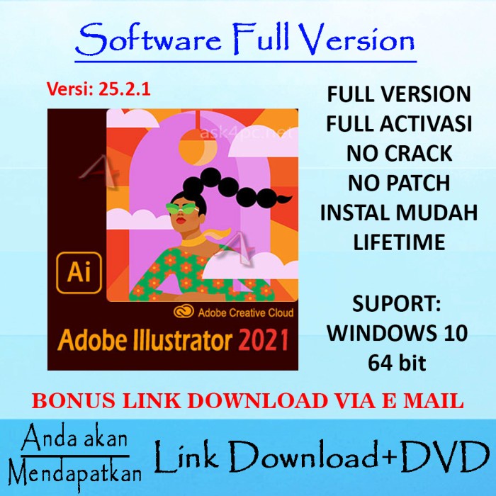 Ilustrator Cc 2021 Full Version Pre Aktif Shopee Indonesia