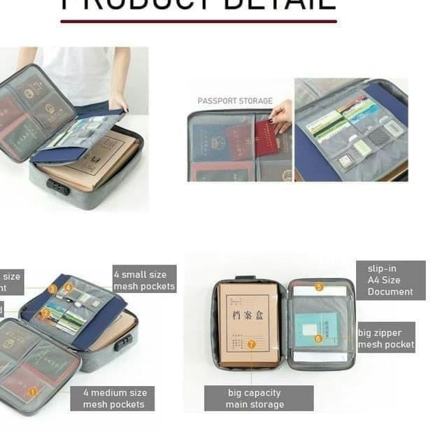 

Terjangkau Document Storage Bag / Penyimpanan Dokumen / Dijamin Dokumen Aman DEPATO .,