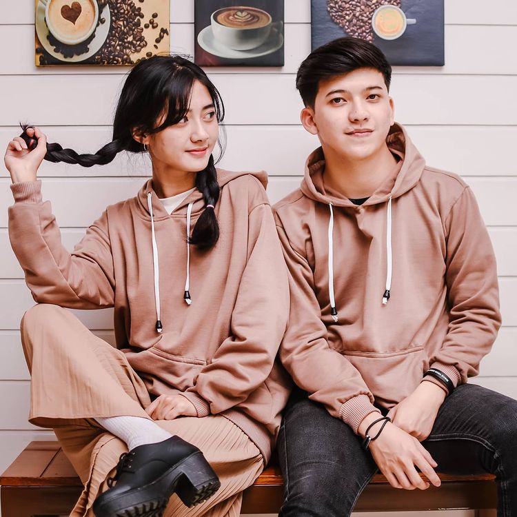 Sweater Hoodie Pria Wanita Couple Kapel Harga Sepasang Keren Hodie Switer Distro Original Lokal Bran