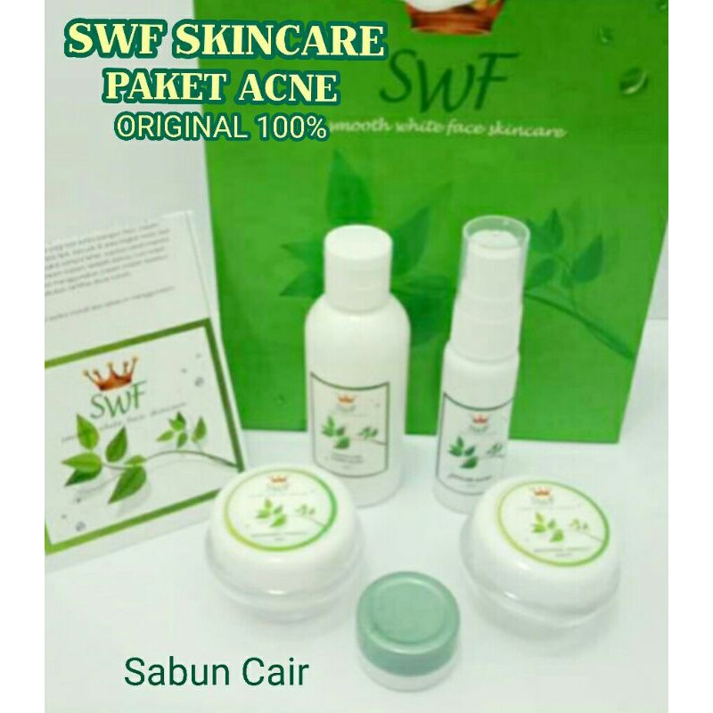 Cream Swf Skincare Paket Acne Original 100 Untuk Kulitjerawat Berminyak Spl Skincare Shopee Indonesia