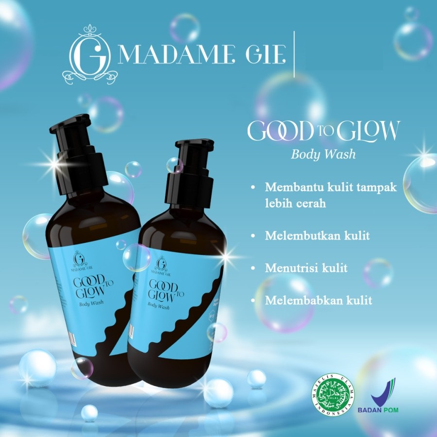 ★ BB ★ Madame Gie Good to Glow Body Wash - Whitening Black Opium Bodycare Sabun Mandi