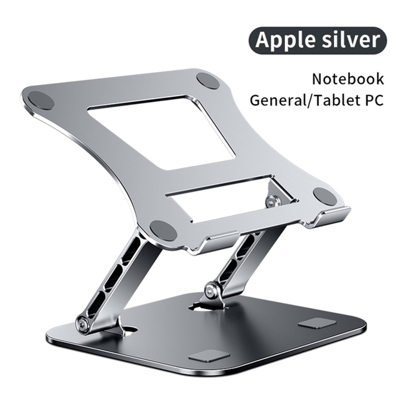 Xnyocn Stand Laptop Adjustable Aluminium Alloy Notebook Stand Kompatibel Dengan Holder Laptop Lipat Portabel 10-17 Inci