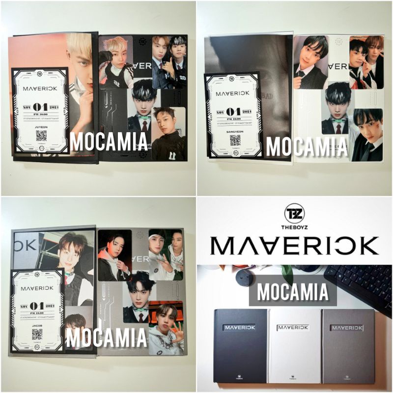 [The Boyz] Hyunjae Juyeon Q Changmin Sangyeon Sunwoo – Maverick Photocard n Album Official