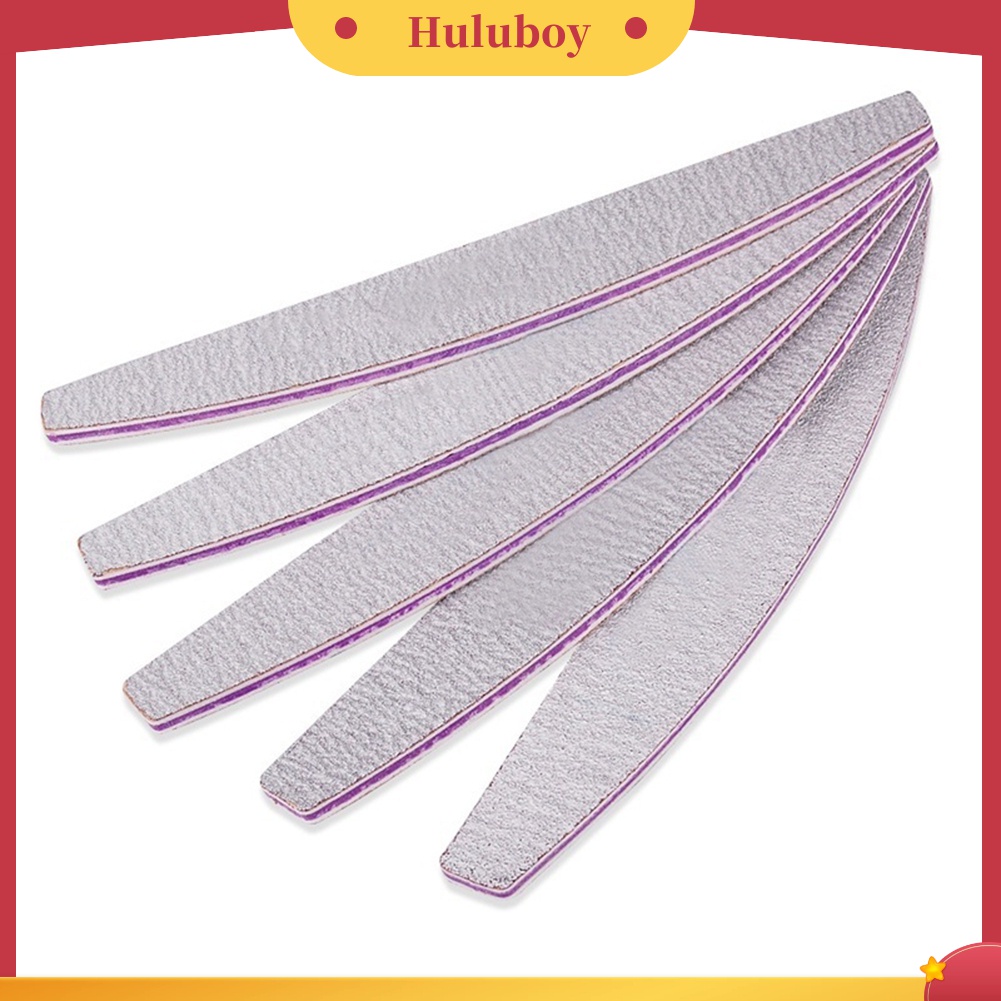 Huluboy Huluboy♡ 5pcs Kikir Kuku 100 / 180 Untuk Manicure