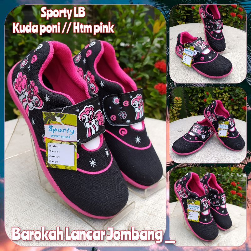 SEPATU ANAK TK WARNA KUDA PONY 07 SIZE 26-30 SPORTY LB