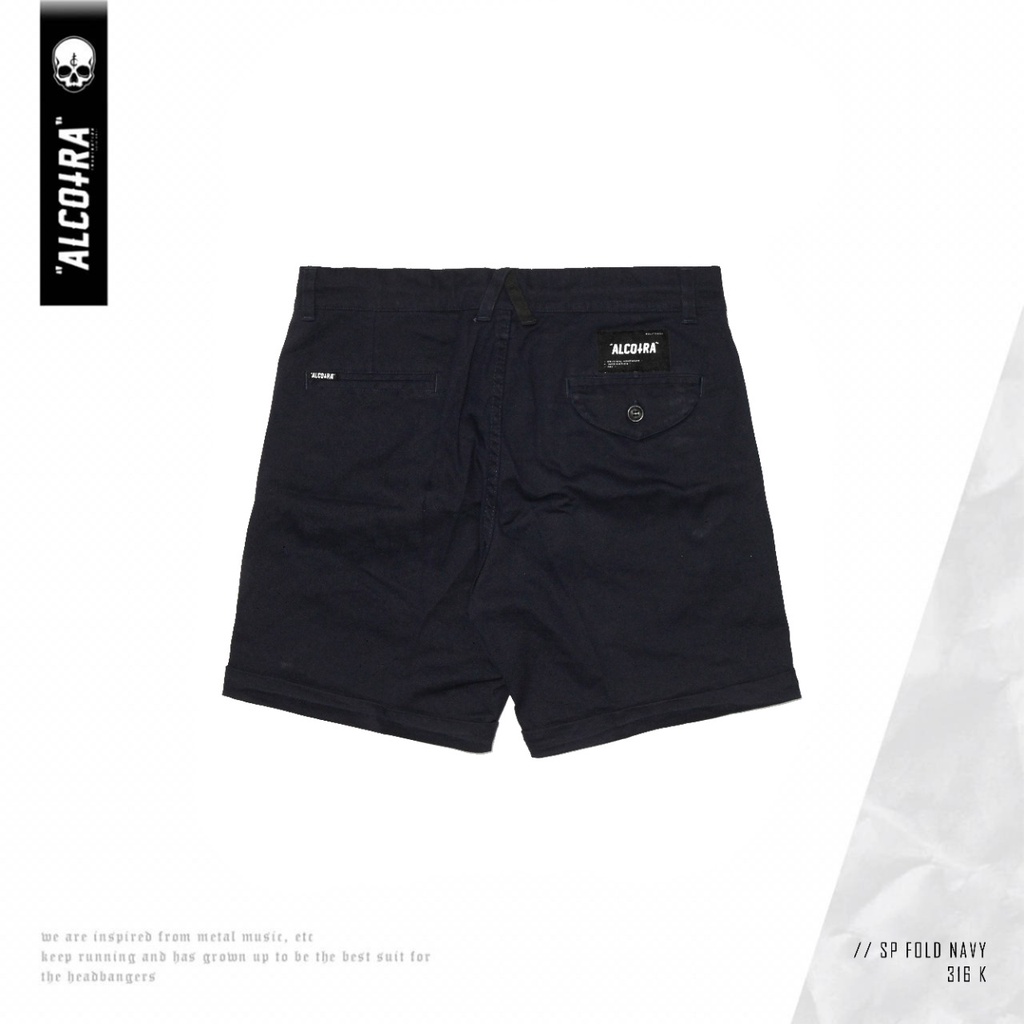 SP FOLD NAVY // SHORT PANTS FOLD NAVY