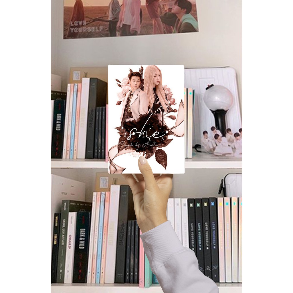 

[SHE] BUKU TULIS DIARY Aesthetic Hard Cover Buku Catatan / Agenda / KPOP KOREA BOOK KULIAH SEKOLAH