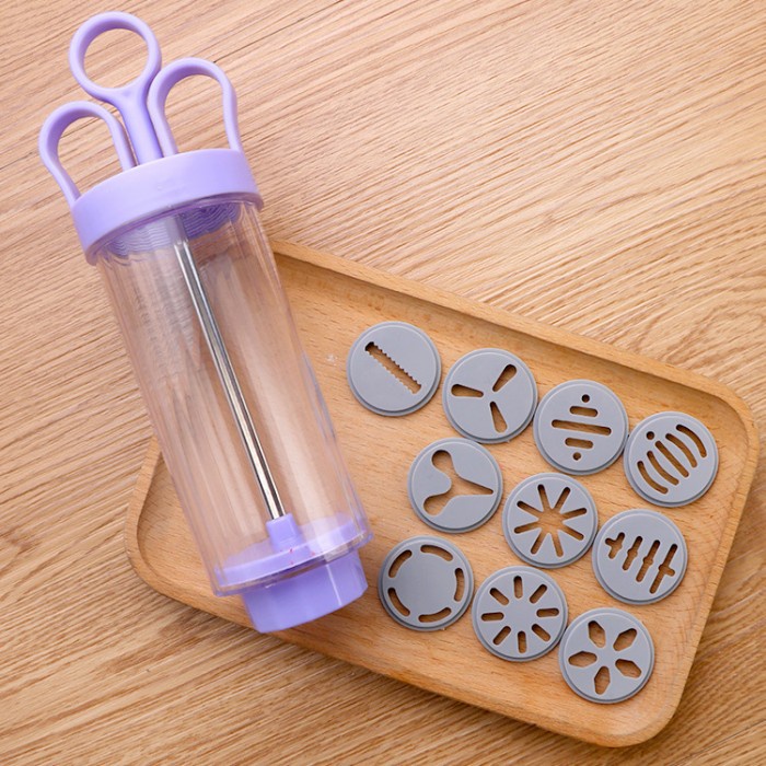 cookie pump set / cetakan biskuit plastik / biscuit maker