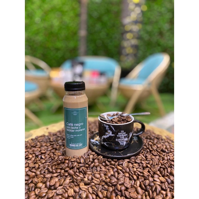 

Black coffee brown sugar