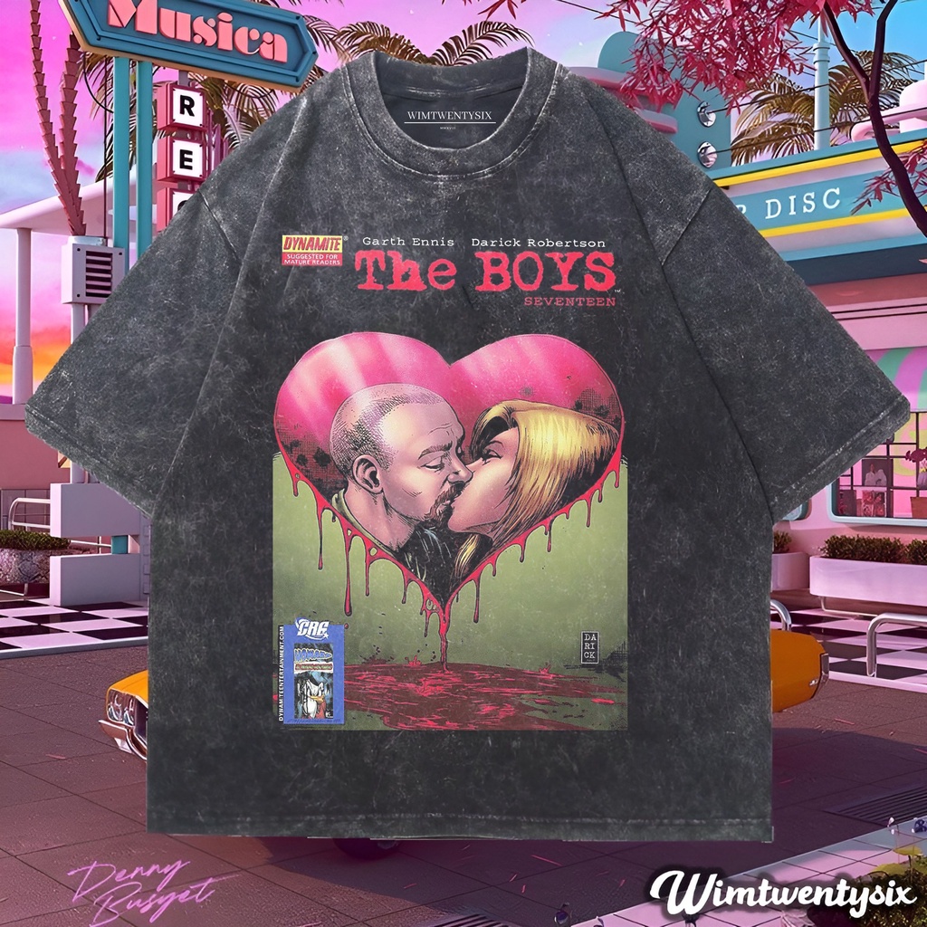 t-shirt oversized | kaos oversize | kaos washing | kaos the boys sweet