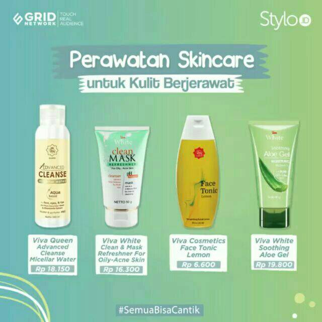 Paket Perawatan Skincare Kulit Berminyak Berjerawat Viva