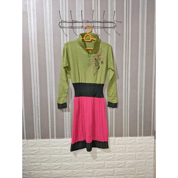 preloved longdress rajut