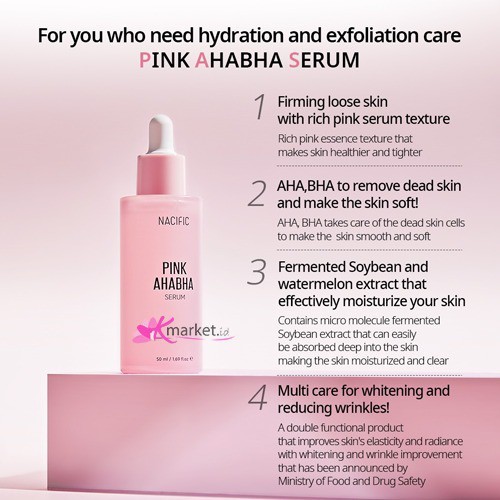 [BPOM] NACIFIC Pink AHA BHA Serum