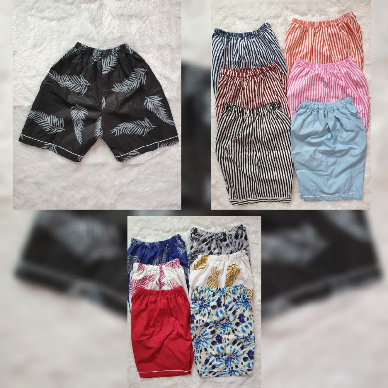 FREYA | SHORT KATUN ASLI Motif KEKINIAN | SHOT MOTIF