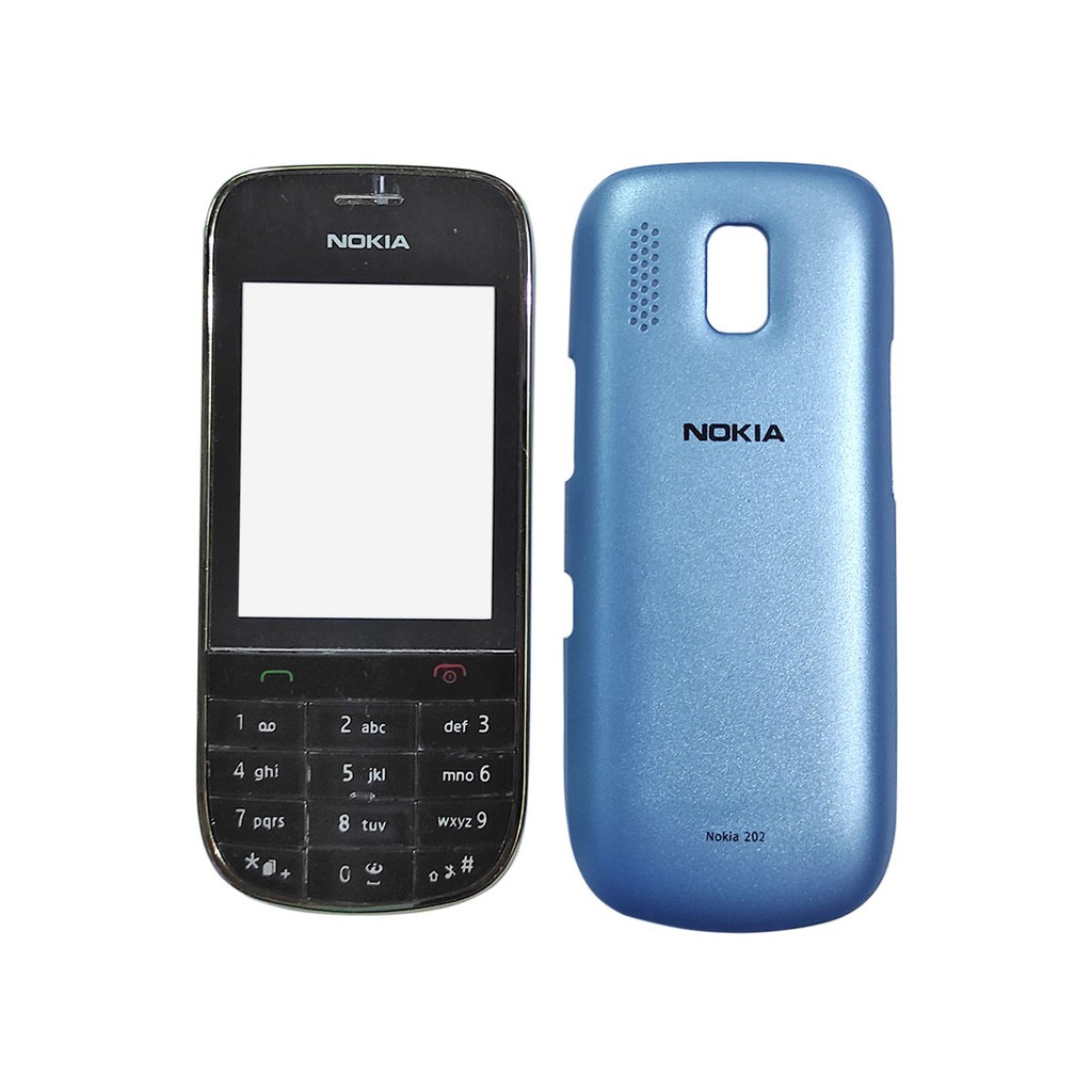 CASING NOKIA 202 / NOKIA 203 KESING + BACK COVER / WARNA RANDOM