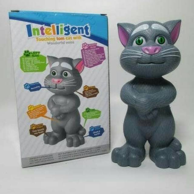 Mainan Tomcat bisa nyanyi bicara cerita - boneka kucing tom - anak