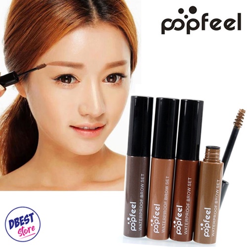 PROMO MURAH!! Popfeel Eyebrow Maskara 4 Variasi / Pensil Alis / Pensil Maskara Popfeel Eyebrow Waterproof Import -